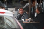 Amsterdam 22 november 2018
Bart Willemsen ( vriend Sylvie meis) op terras en straat in Amsterdam zuid.