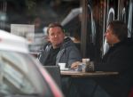 Amsterdam 22 november 2018
Bart Willemsen ( vriend Sylvie meis) op terras en straat in Amsterdam zuid.
