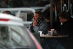Amsterdam 22 november 2018
Bart Willemsen ( vriend Sylvie meis) op terras en straat in Amsterdam zuid.