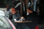 Amsterdam 22 november 2018
Bart Willemsen ( vriend Sylvie meis) op terras en straat in Amsterdam zuid.