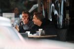 Amsterdam 22 november 2018
Bart Willemsen ( vriend Sylvie meis) op terras en straat in Amsterdam zuid.