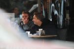 Amsterdam 22 november 2018
Bart Willemsen ( vriend Sylvie meis) op terras en straat in Amsterdam zuid.