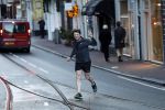 Amsterdam 17 december 2018
Beau v Erven Dorens hard lopend in het centrum van Amsterdam.