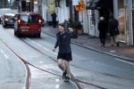 Amsterdam 17 december 2018
Beau v Erven Dorens hard lopend in het centrum van Amsterdam.