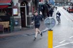 Amsterdam 17 december 2018
Beau v Erven Dorens hard lopend in het centrum van Amsterdam.
