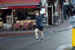 Amsterdam 17 december 2018
Beau v Erven Dorens hard lopend in het centrum van Amsterdam.