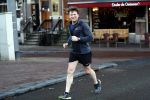 Amsterdam 17 december 2018
Beau v Erven Dorens hard lopend in het centrum van Amsterdam.