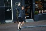 Amsterdam 17 december 2018
Beau v Erven Dorens hard lopend in het centrum van Amsterdam.