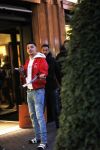 Amsterdam 23 november 2018
Rapper Boef en Frenna op de pc hooftstraat. Boef loopt met krukken en kwam met zijn Rolls Royce.