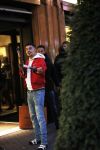 Amsterdam 23 november 2018
Rapper Boef en Frenna op de pc hooftstraat. Boef loopt met krukken en kwam met zijn Rolls Royce.