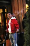 Amsterdam 23 november 2018
Rapper Boef en Frenna op de pc hooftstraat. Boef loopt met krukken en kwam met zijn Rolls Royce.
