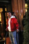 Amsterdam 23 november 2018
Rapper Boef en Frenna op de pc hooftstraat. Boef loopt met krukken en kwam met zijn Rolls Royce.