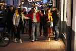 Amsterdam 23 november 2018
Rapper Boef en Frenna op de pc hooftstraat. Boef loopt met krukken en kwam met zijn Rolls Royce.