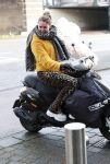 Amsterdam 11 december 2018
Britt Scholte op haar scooter