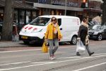 Amsterdam, 16 November 2018 Ans Markus op de PC HooftstraatConnie Witteman met Constanza Breukhoven op de PC Hoofstraat