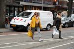 Amsterdam, 16 November 2018 Ans Markus op de PC HooftstraatConnie Witteman met Constanza Breukhoven op de PC Hoofstraat
