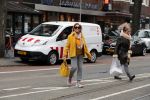 Amsterdam, 16 November 2018 Ans Markus op de PC HooftstraatConnie Witteman met Constanza Breukhoven op de PC Hoofstraat