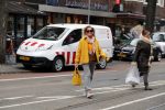 Amsterdam, 16 November 2018 Ans Markus op de PC HooftstraatConnie Witteman met Constanza Breukhoven op de PC Hoofstraat