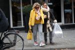 Amsterdam, 16 November 2018 Ans Markus op de PC HooftstraatConnie Witteman met Constanza Breukhoven op de PC Hoofstraat