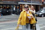 Amsterdam, 16 November 2018 Ans Markus op de PC HooftstraatConnie Witteman met Constanza Breukhoven op de PC Hoofstraat