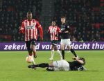 Eindhoven,24 November 2019
Kompetitie Seizoen 2018-2019 PSV-SC Heerenveen, eindstand 3-0
Denzel Dumfries