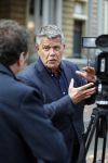 Amsterdam 3 december 2018
Emile ratelband tijdens interview bij Amstel Hotel naar aanleiding van zijn rechtszaak ivm leeftijd.