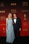 Amsterdam 19 december 2018
Sportman van het jaar verkiezing in afas live. Epke Zonderland met zijn vrouw
