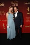 Amsterdam 19 december 2018
Sportman van het jaar verkiezing in afas live. Epke Zonderland met zijn vrouw