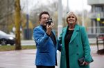 Amsterdam 6 december 2018
Koningin Maxima opent het nieuwe pand van de postcodeloterij. Gerard Joling en irene Moors