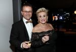Amsterdam 6 december 2018
Openingsavond VIP van de luxery fair in de RAI. hanny Veerkamp met zoon