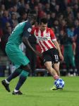 Eindhoven, 24 Oktober 2018 PSV-Tottemham Hotspur.
Duel in de voorronde Champions League, eindstand 2-2.
Hirving Lozano geblesseerd