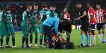 Eindhoven, 24 Oktober 2018 PSV-Tottemham Hotspur.
Duel in de voorronde Champions League, eindstand 2-2.
Hirving Lozano geblesseerd