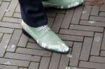 Den Haag 3 december 2018
Minister Hugo de Jonge arriveert bij libelle Nieuwscafe ( in Dudok. Ebru Umar interviewt hem. SCHOENEN