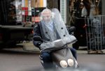 Amsterdam 22 november 2018
Huub Stapel op zijn scooter.