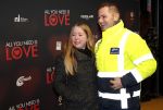 Amsterdam 26 november 2018
Premiere All you need is love in het delamar theater. Een spontaan huwelijks aanzoek op de rode loper van ANWB wegenwacht werknemer