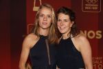 Amsterdam 19 december 2018
Sportman van het jaar verkiezing in afas live. Ireen Wust met partner Letitia de Jong