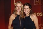 Amsterdam 19 december 2018
Sportman van het jaar verkiezing in afas live. Ireen Wust met partner Letitia de Jong