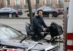 Den Haag 3 december 2018
Jesse Klaver op de fiets in Den haag.