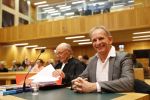 Den Bosch 30 november 2018
Rechtszaak tussen Johan Vlemmix en Patricia Paay. Johan kwam met een look a like pop ( in rolstoel) van zichzelf en Patricia kwam met haar man Robbert Hinfelaar naar de rechtbank in Den Bosch.