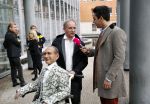 Den Bosch 30 november 2018
Rechtszaak tussen Johan Vlemmix en Patricia Paay. Johan kwam met een look a like pop ( in rolstoel) van zichzelf en Patricia kwam met haar man Robbert Hinfelaar naar de rechtbank in Den Bosch.