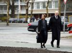 Amsterdam 6 december 2018
Koningin Maxima opent het nieuwe pand van de postcodeloterij. Joop en Janine v d Ende