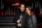 Amsterdam 19 december 2018
Sportman van het jaar verkiezing in afas live. Kjeld Nuis met Sportvrouw van het Jaar 2018 Suzanne Schulting, gehandicapte sporter van het Jaar 2018 Bibian Mentel en de coaches van het Jaar 2018 Jac Orie en Raemon Sluijter De baanwielrenners werden ploeg van het jaar, Marianne Timmer kreeg een ouvre prijs en Rico Verhoeven werd door de Zapp kijkers gekozen tot meest populaire sporter. Kjeld met een kennis