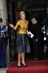 Amsterdam 6 december 2018
Prins Claus prijzen in paleis op de dam . Aanwezig Prinses Baetrix Prinses Mabel Prins Constantijn Koning Willem Alexander en koningin Maxima.