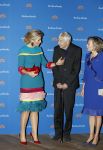 Amsterdam 26 november 2018
Koningin Maxima reikt in het Muziekgebouw aan t IJ de Prins Bernhard Cultuurfonds Prijs uit aan dirigent en componist Reinbert de Leeuw