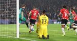 Eindhoven, 24 Oktober 2018 PSV-Tottemham Hotspur.
Duel in de voorronde Champions League, eindstand 2-2.
Luuk de Jong scoort de 2-2