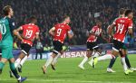 Eindhoven, 24 Oktober 2018 PSV-Tottemham Hotspur.
Duel in de voorronde Champions League, eindstand 2-2.
Luuk de Jong scoort de 2-2