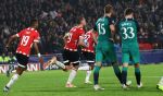 Eindhoven, 24 Oktober 2018 PSV-Tottemham Hotspur.
Duel in de voorronde Champions League, eindstand 2-2.
Luuk de Jong scoort de 2-2