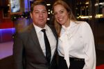 Amsterdam 11 december 2018
Martijn Krabbe met zijn verloofde Deborah Wietzes bij modeshow Nikkie Plessen