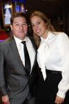 Amsterdam 11 december 2018
Martijn Krabbe met zijn verloofde Deborah Wietzes bij modeshow Nikkie Plessen