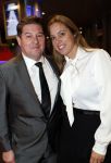 Amsterdam 11 december 2018
Martijn Krabbe met zijn verloofde Deborah Wietzes bij modeshow Nikkie Plessen